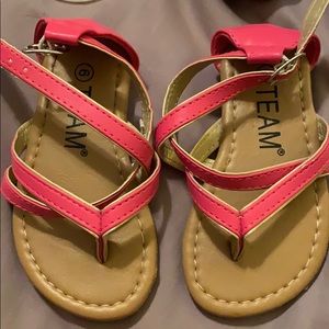 Pink sandals